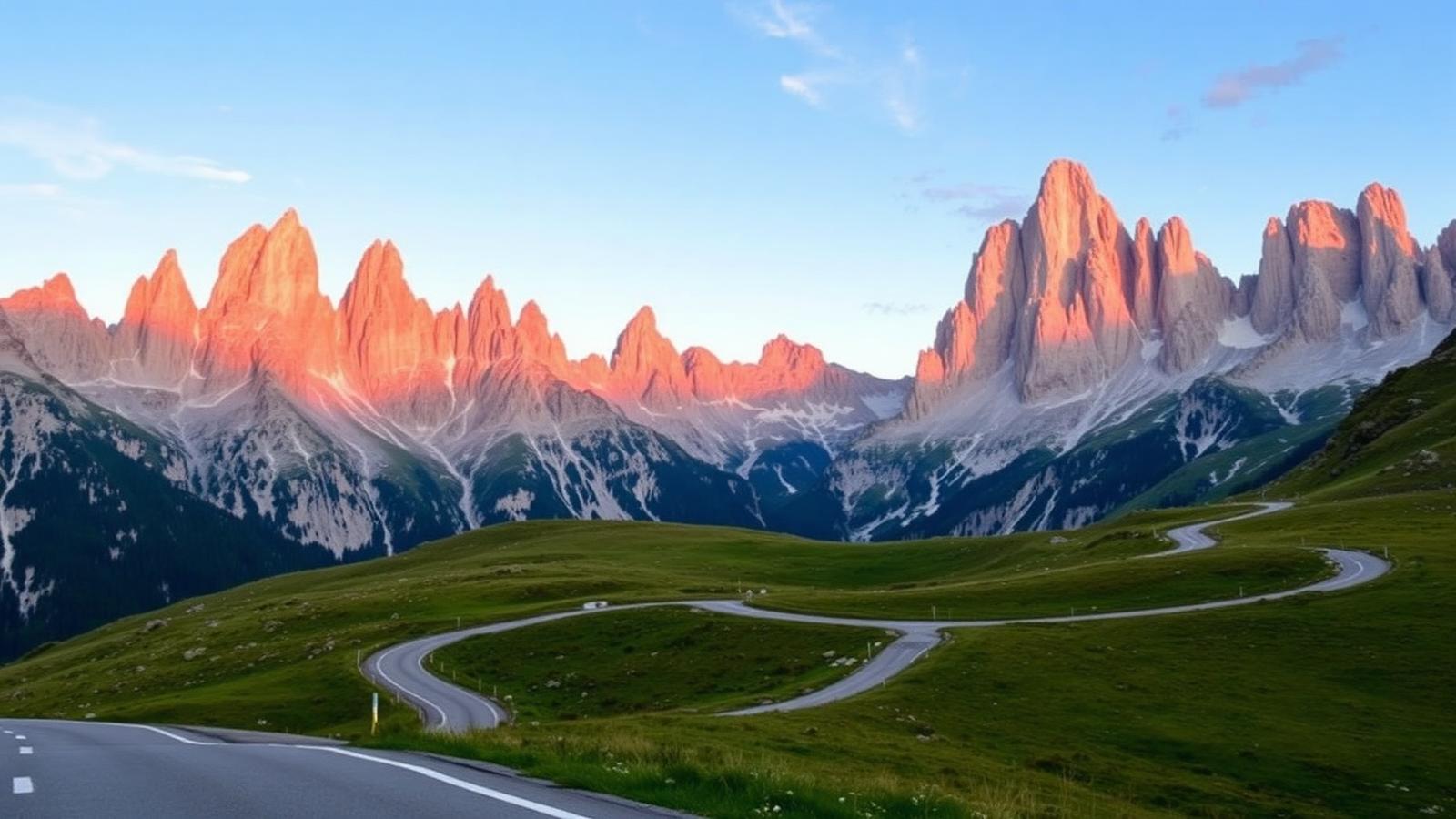 Maratona dles Dolomites landscape